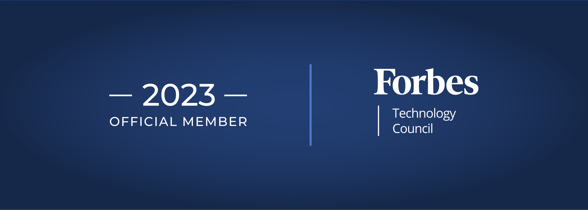 Forbes Technology Coucil Membership 2023