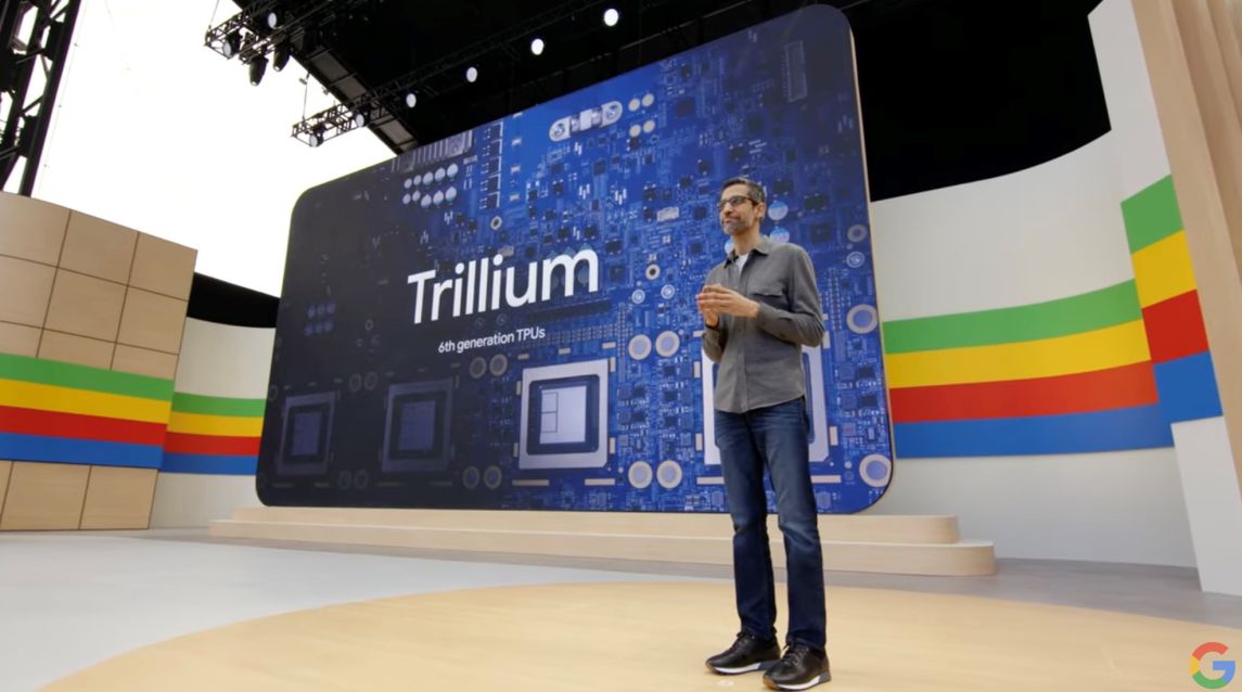 Google I/O 2024 Präsentation von Trillium