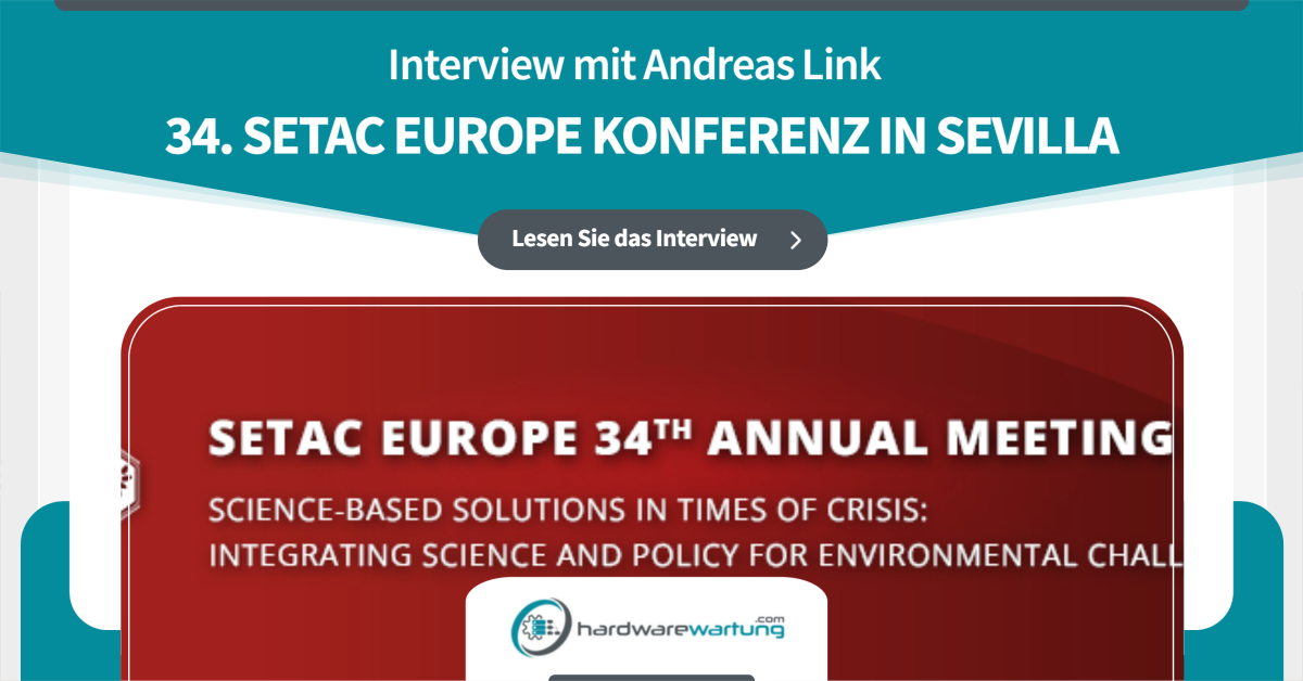 Interview mit Andreas Link - 34. SETAC Europe Konferenz