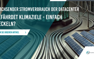 Wachsender Stromverbrauch der Rechenzentren gefährdet Klimaziele - Stromverbrauch einfach deckeln?