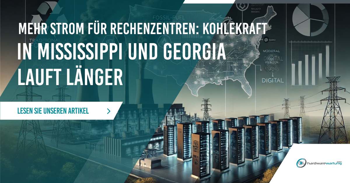 Mehr Strom für Rechenzentren Kohlekraftwerke in Mississippi und Georgia sollen länger laufen