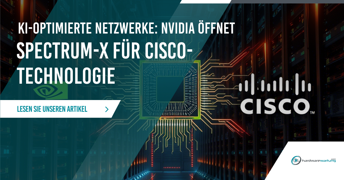 KI-Optimierte Netzwerke: Nvidia öffnet Spectrum-X für Cisco-Technologie