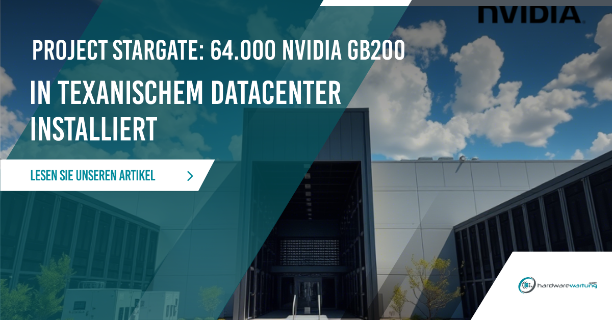 Project Stargate: 64.000 Nvidia GB200 GPUs werden in texanischem Rechenzentrum installiert